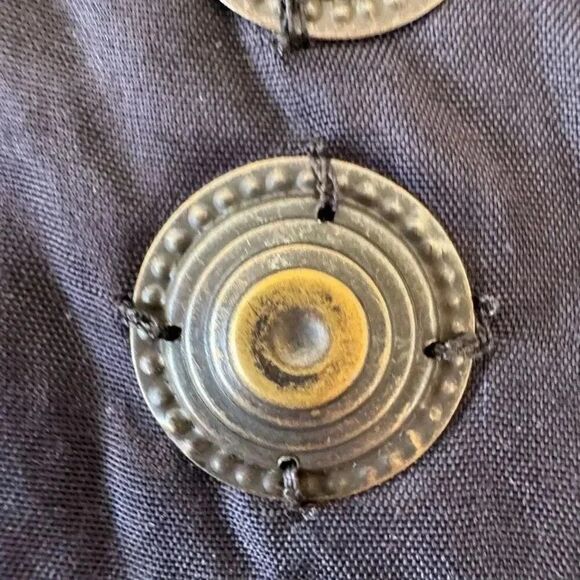 Free People Bohemian Retro Vintage Inspired Rare Corrie Coin Jacket SZ S - Picture 11 of 16